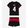 Camisa de Futebol AC Milan Samuele Ricci #4 Equipamento Principal Infantil 2025-26 Manga Curta (+ Calças curtas) Camisa de Futebol AC Milan Samuele Ricci #4 Equipamento Principal Infantil 2025-26 Manga Curta (+ Calças curtas)
